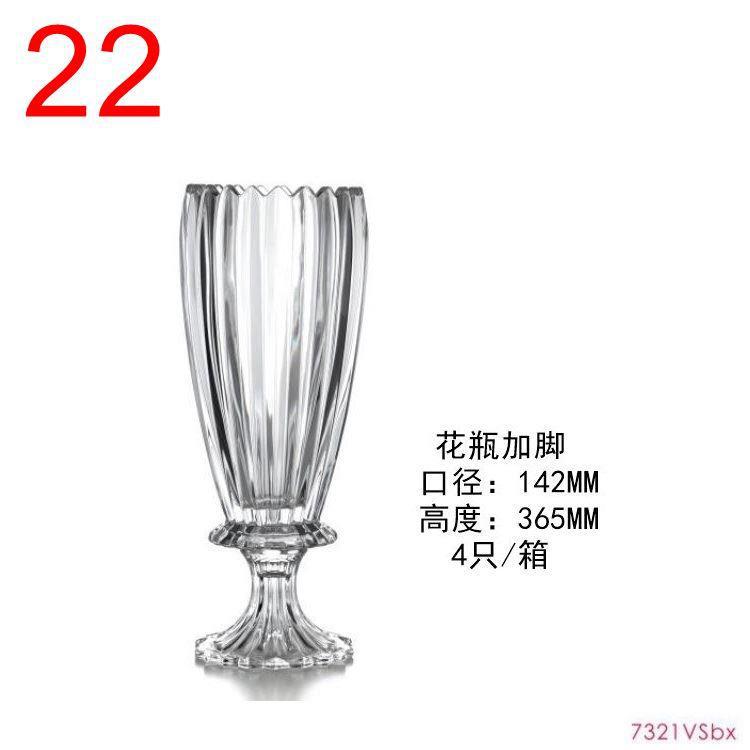 Luz de lujo de cristal plato de fruta KTV Hotel pierna alta grande tazón de fruta seca plato de aperitivos tazón de caramelo Cubo de fruta a rayas