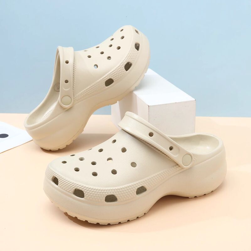 26 Years of New Styles of Clogs for Women, Fashionable and Trendy Indoor and Outdoor Wear-Resistant Non-Slip Eva Closed-Toe Sandals Beach Shoes