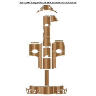 2013-2014 Chaparral 277 SSX ��ͧ����EVA��ľ�ذ� ���R�d���N