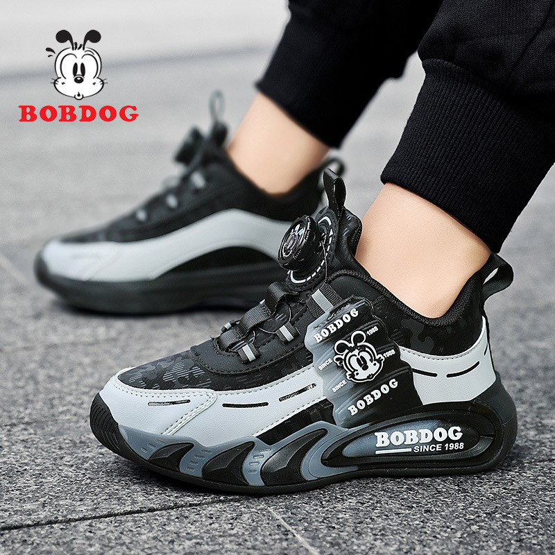 Babu Bean zapatos para niños 2025 primavera nuevos zapatos de correr respirados zapatos de malla para niños grandes zapatos de malla para niños zapatos deportivos