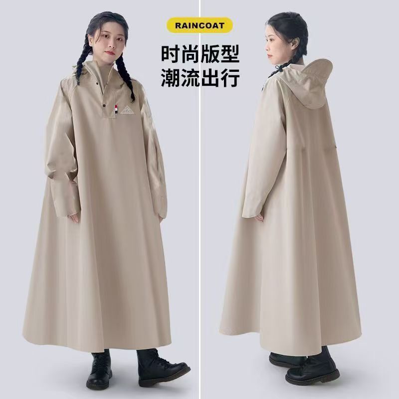 Long raincoat, full-body protection against heavy rain, thickened, unisex, suitable for riding electric scooters, rain poncho with sleeves, popular for fishing Long raincoat, full-body protection against heavy rain, thickened, unisex, suitable for riding electric scooters, rain poncho with sleeves, popular for fishing