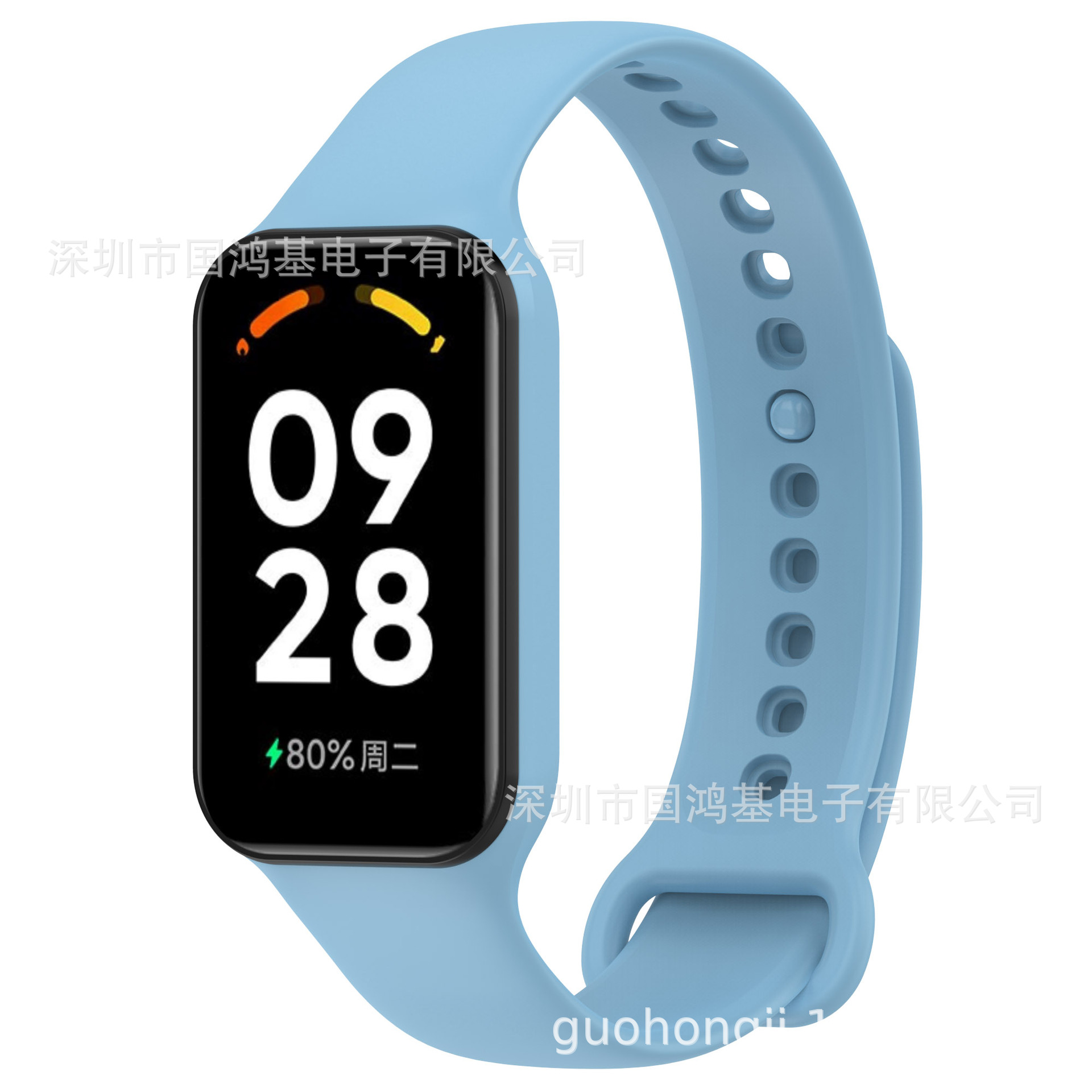 The redmi Band 2 wristband from Guohongji is soft, comfortable, water-resistant and sweat-resistant with silicone undefined