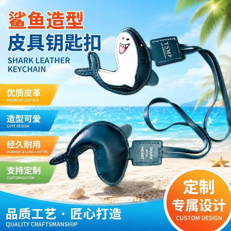 Cute Dolphin Bag Pendant Creative PU Leather Keychain Accessories Leather Keychain Pendant Decorations Cute Dolphin Bag Pendant Creative PU Leather Keychain Accessories Leather Keychain Pendant Decorations