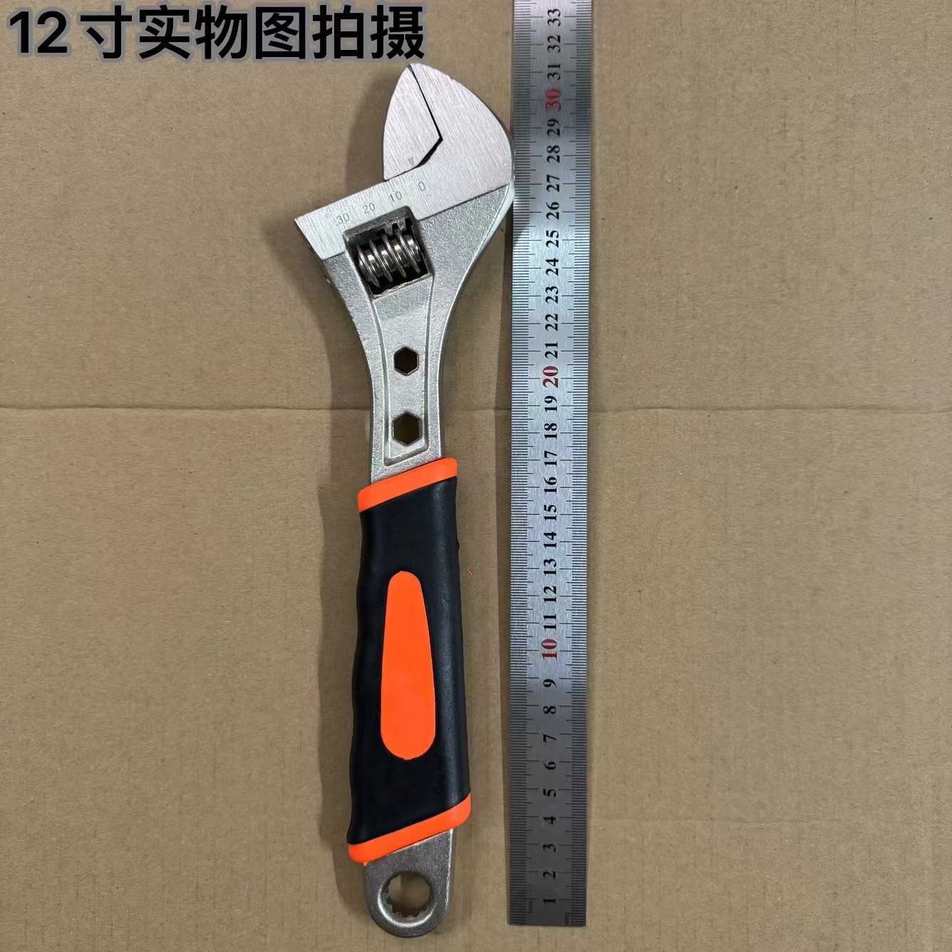 FUENTE fabricante recubierto de plástico llave ajustable mango llave ajustable