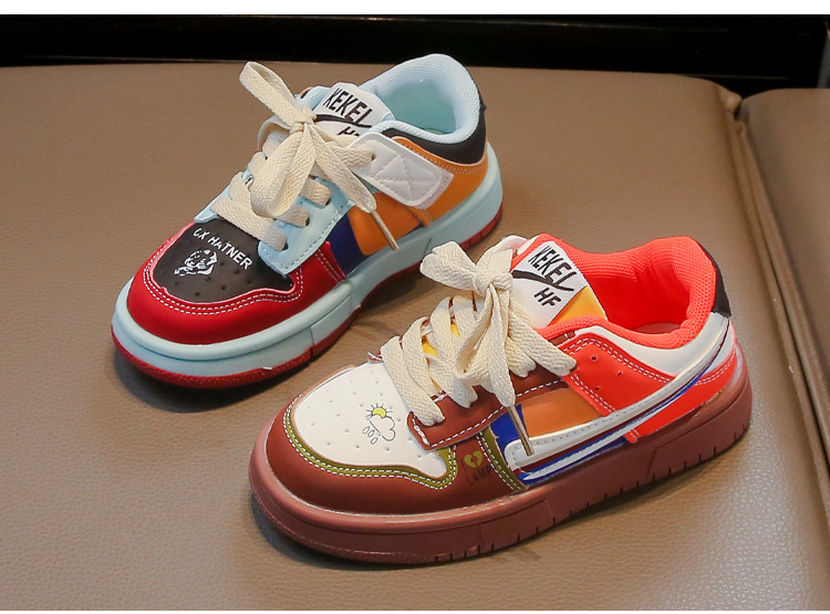 Mädchen Sneakers Weiche Sohle Rutschfeste Casual Boardschuhe_voghion.com