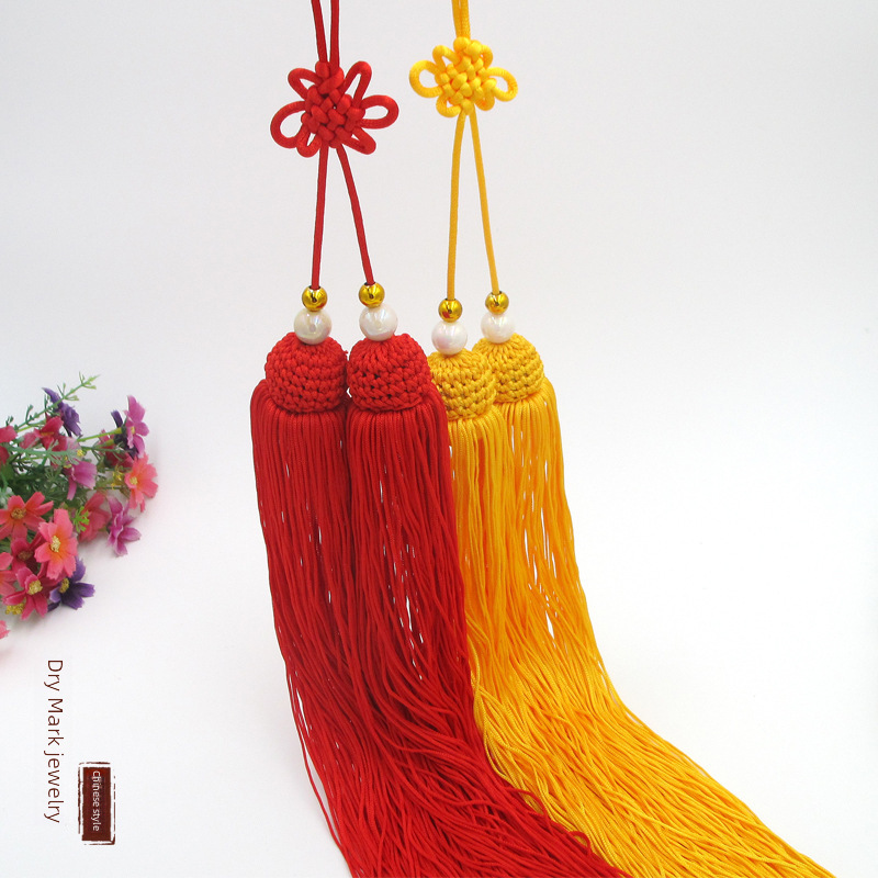 big small festive pendant with tassels