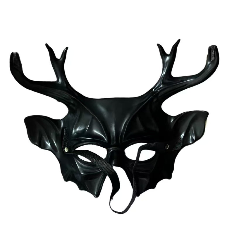 Máscara de Cornamenta Luminosa de Plástico para Fiesta de Cosplay