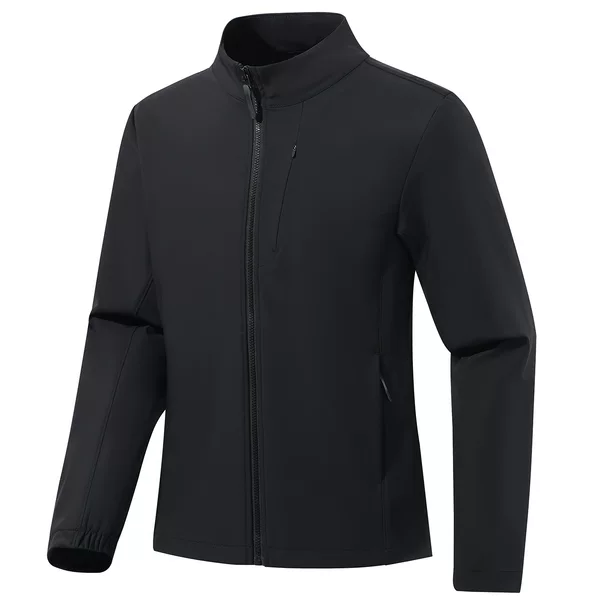 2026 New Model Bird's Softshell Windbreaker Men's Stand Collar Cardigan Jacket Windproof Waterproof Breathable Thickened Protective Coat