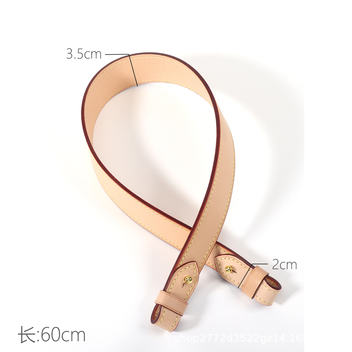 (Discolored leather) armpit shoulder strap 60cm wide 3.5