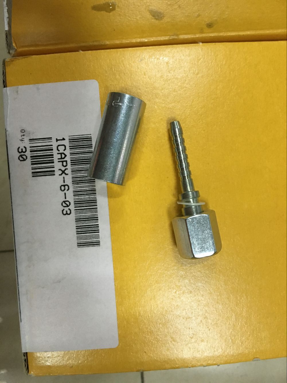 1CAPX-6-03  parker液压管件接头