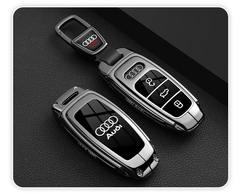 Suitable for Audi Q3 Key Cover A3 Q2L A1 Car Old Model A6 Q7 Q5 Tt Foldableing High-End Shell Buckle for Women