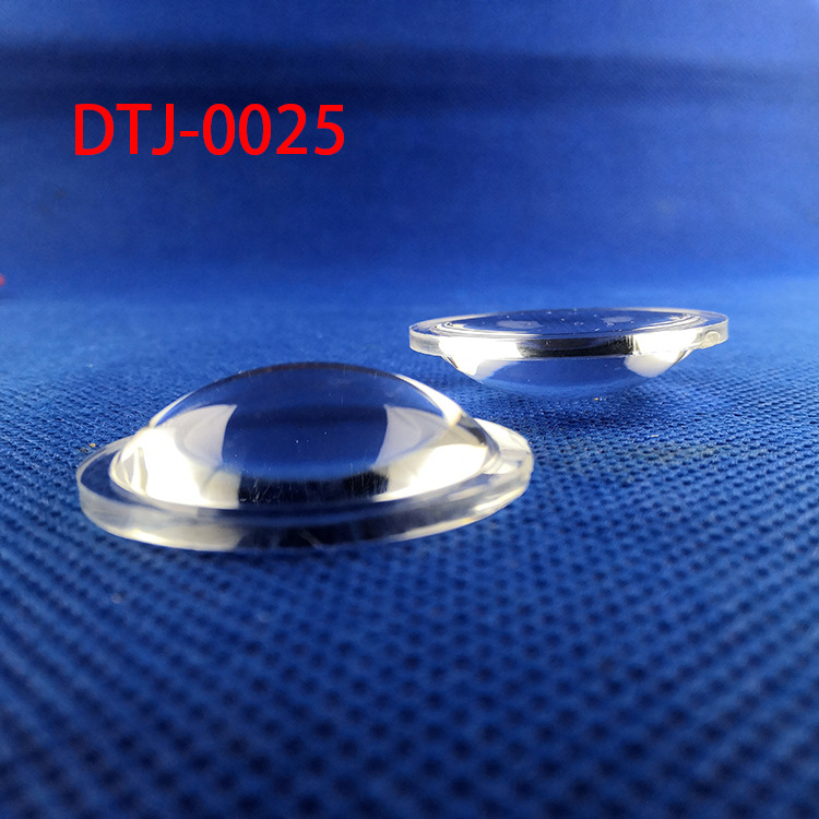 镜片射灯镜片手电筒LED透镜压克力镜单凸镜凸镜高倍放大饰品配件