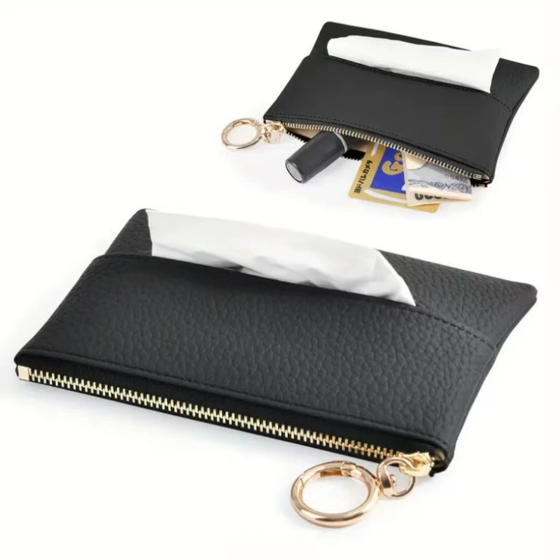 Карманная коробка для салфеток в японском стиле, коробка для хранения монет двойного назначения, подвесной чехол для хранения салфеток