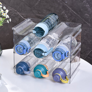 Red Wine Display Rack Amazon Transparent Pet Water Cup Holder Multi-Functional Storage Foldableing Rack Home Display Rack