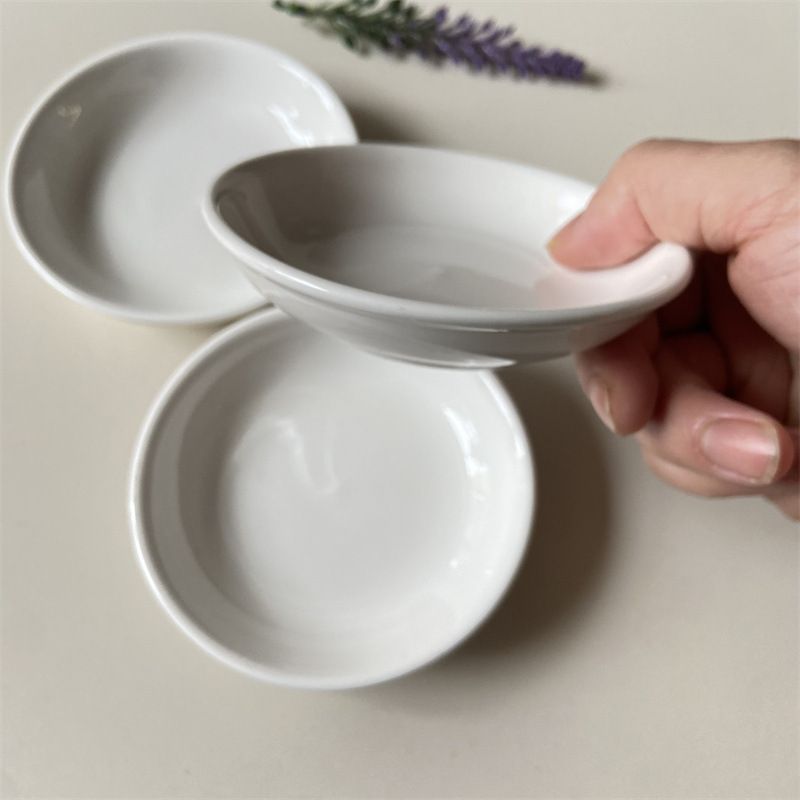 陶磁器の丸い墨の皿の水の皿のパレットの書道の水彩の小皿の国画の絵の具の調色は水を詰めて墨のパレットの皿を詰めます。|undefined