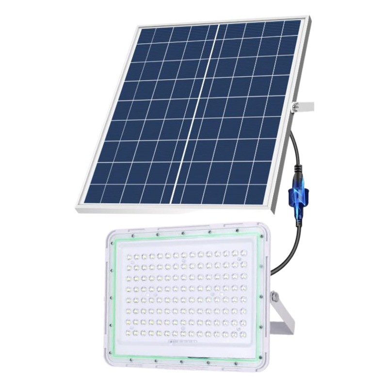 Luz de inundación solar al aire libre impermeable nuevo patio rural lámpara inteligente LED de alta potencia al aire libre instalación de la lámpara de pared