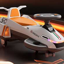 新款电动扭扭车儿童飞机扭扭车1-6岁宝宝可坐大人防侧翻溜溜车