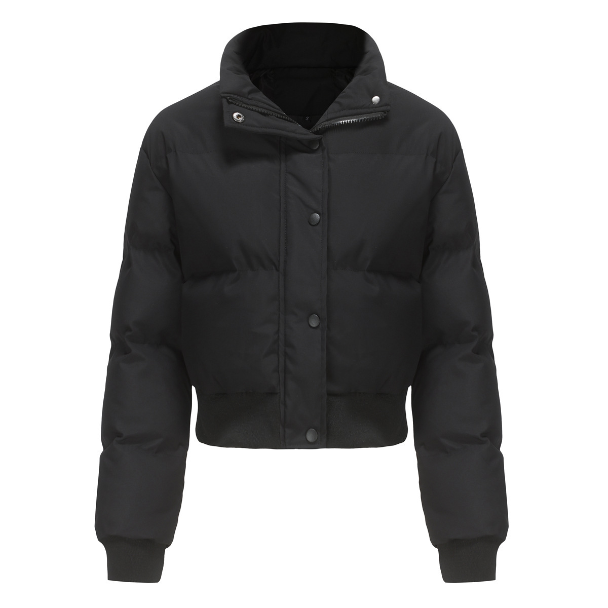 Chaqueta corta acolchada para mujer, estilo elegante y ligero