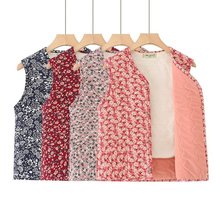 中老年女士马甲加绒保暖妈妈驼绒马夹秋冬季贴身德绒老人坎肩背心