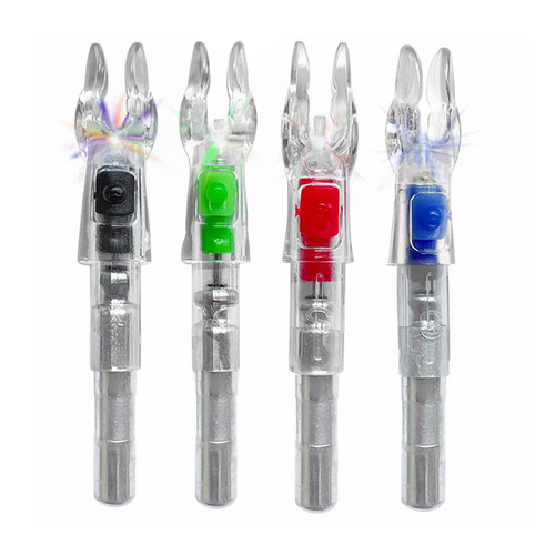 LED Lighted Arrow Tail with Switch Bow and Arrow String Automatic Lighting Arrow Tail 6.2 Carbon Shaft Mixed Carbon Arrow Universal 