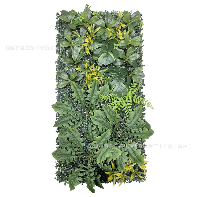 跨境50×100厘米人造仿真植物墙室外墙面装饰婚庆展览门头阳台|undefined