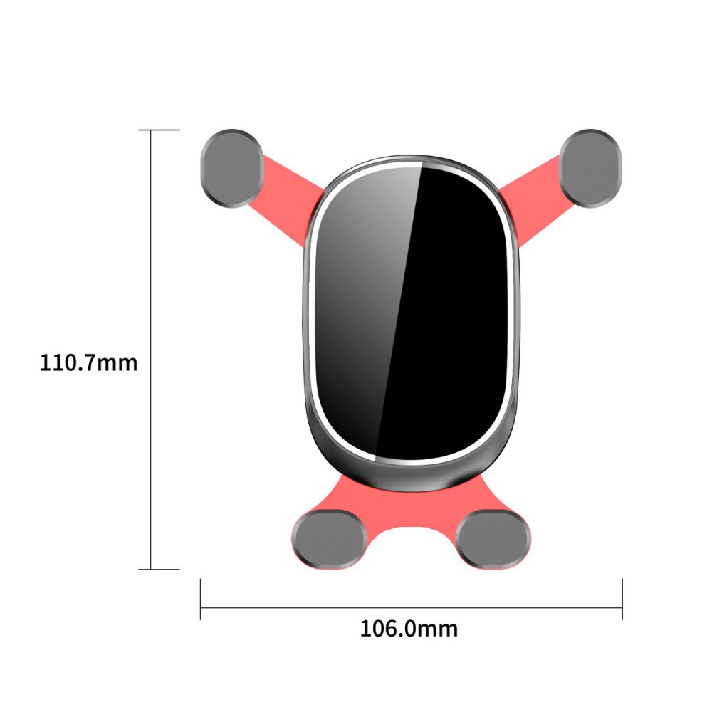 Panel de soporte para automóvil para teléfono móvil HS08 Navegación para automóvil general horizontal y vertical 2025 nuevo panel de navegación Gravity