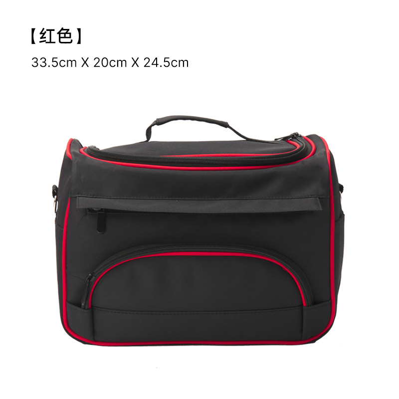 Multi-cepillo bolsa de cosméticos de las mujeres portátil de gran capacidad profesional artista de maquillaje y bolsa de almacenamiento de maquillaje tatuaje herramientas de bordado