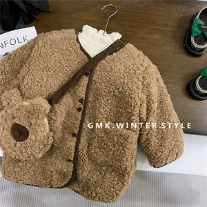 (Трансграничная торговля) пуховик детская зимняя длинная куртка зимний свитер увеличенная толщина средней длины в западном стиле
