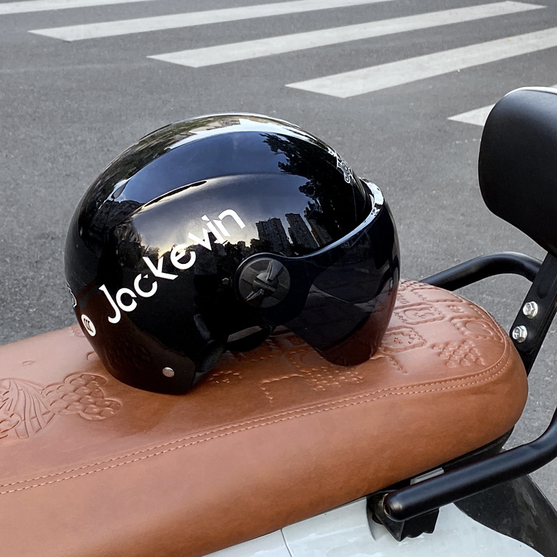 Electric Vehicle Summer Sunscreen Half Helmet - Universal