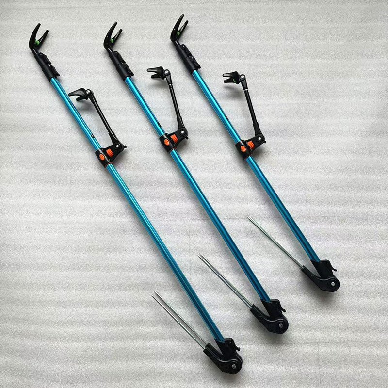 Fishing Rod Bracket Aluminum Alloy Battery Rod Retractable Thickened Rod Bracket Fishing Bracket Fishing Gear