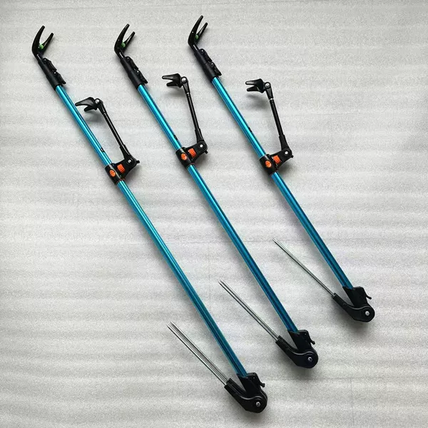 Fishing Rod Bracket Aluminum Alloy Battery Rod Retractable Thickened Rod Bracket Fishing Bracket Fishing Gear