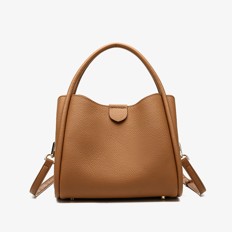 First-Layer Cowhide Bucket Bag for Women, New Versatile Shoulder Crossbody Bag, Handbag, Large Capacity Tote Bag First-Layer Cowhide Bucket Bag for Women, New Versatile Shoulder Crossbody Bag, Handbag, Large Capacity Tote Bag