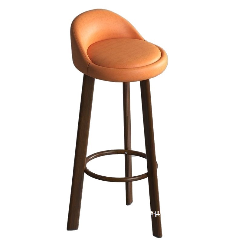 Fábrica directa nórdica silla de bar taburetes altos modernos simples cajero de la recepción respaldo de la silla elevadora de bar taburetes