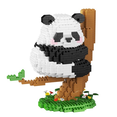 【Wholesale Dropshipping】Panda Hua Hua Cute Orchid Fortune Cubes Children Girl Brain-Teasing Assembly Street Stall Decor Toy