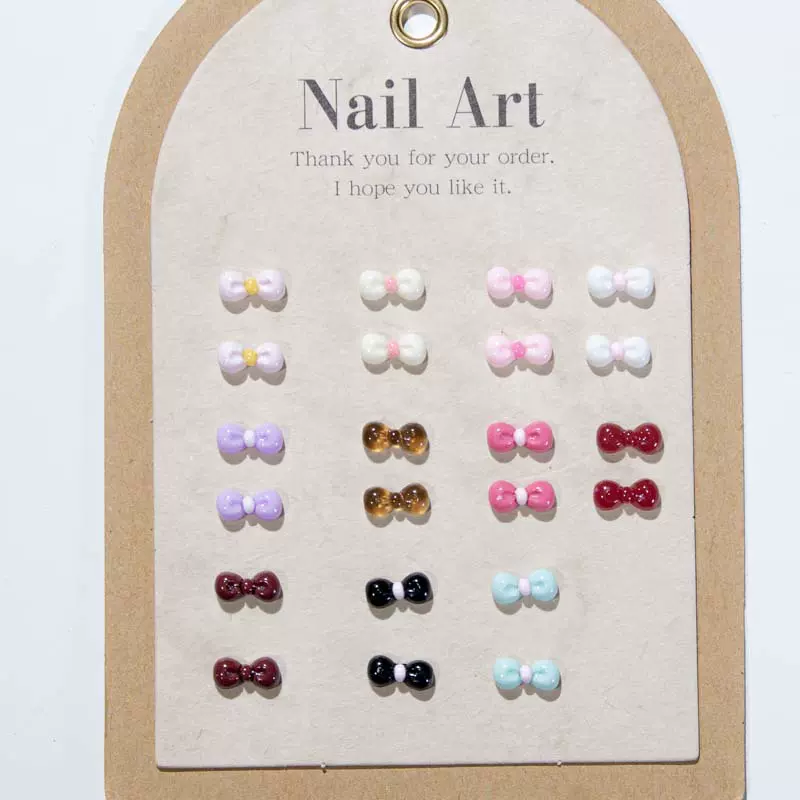 美甲饰品领结卡通黑皮Kitty猫咪可爱立体蝴蝶结穿戴甲装饰小配件