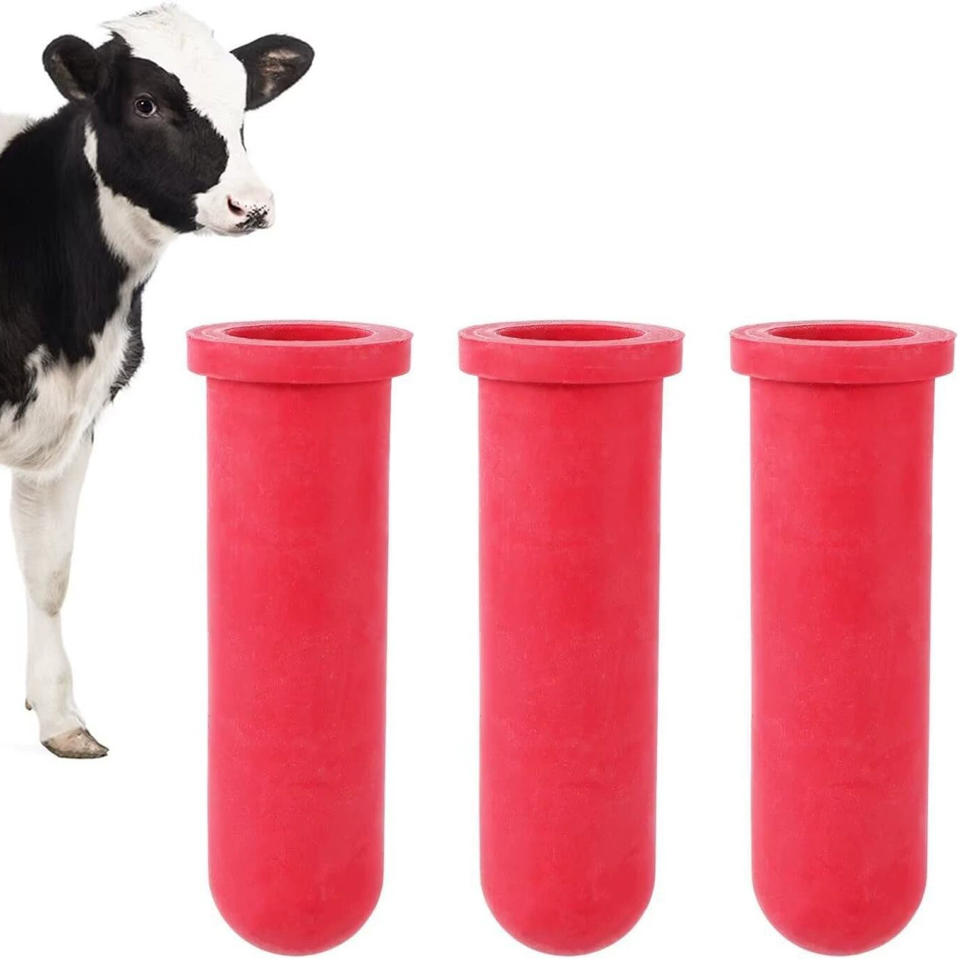 Ниппель для кормления телят с фиксированным основанием для ведра для кормления, ниппель для молока для маленьких коров, мягкая резиновая кормушка.