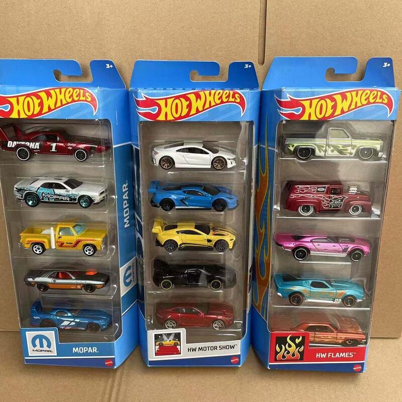 Hot Wheels Hot Alloy Sports Car Model Set of Five Children's Toy Cars Track-Specific Vehicles Small Cars for Boys Hot Wheels Hot Alloy Sports Car Model Set of Five Children's Toy Cars Track-Specific Vehicles Small Cars for Boys