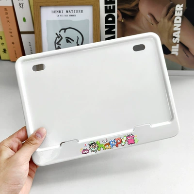 protector, compliant with new traffic — Electric vehicle license plate frame - white-shin-chan