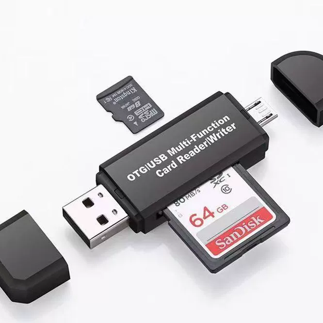 Mini SD card reader OTG card reader USB 2.0 multi-function Android mobile phone card reader TF card reader