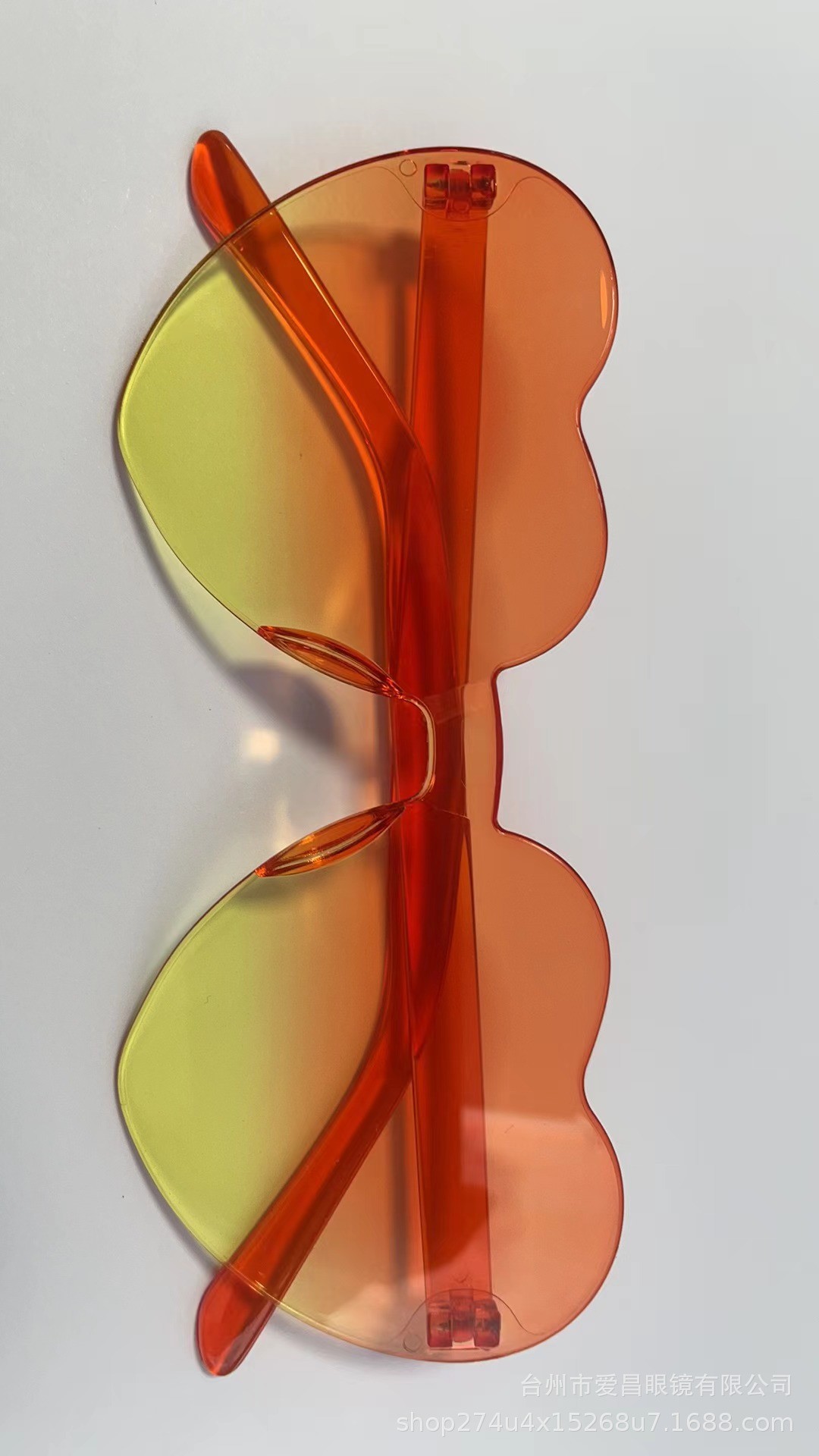 Orange and lower yellow