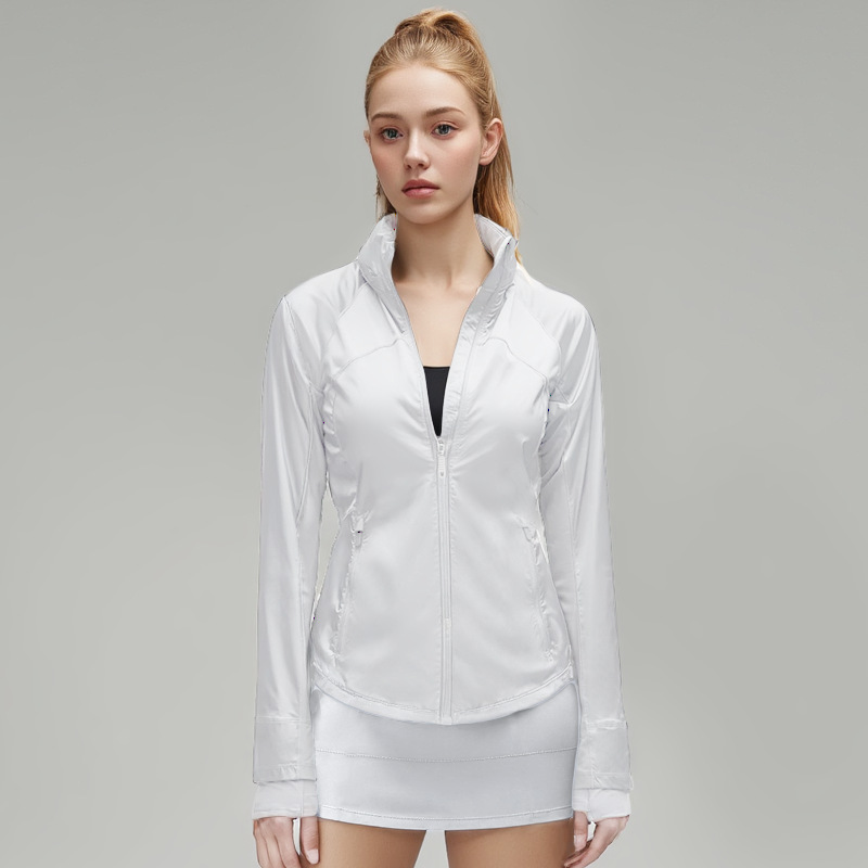 Ice-sensitive breathable fabric UPF50 sunscreen clothing women's outdoor sports anti-ultraviolet breathable quick-drying hooded sunscreen clothing