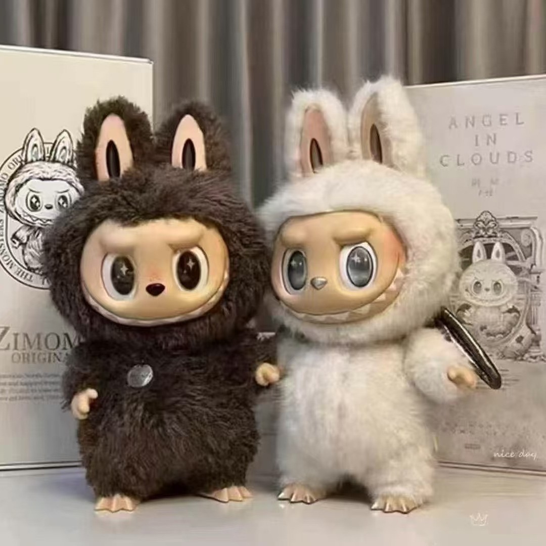 Labubu personalizado 38cmZimomo arcángel arcángel jefe muñeca de peluche muñeca Labubu