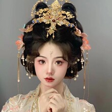 影楼写真异域风唐风敦煌飞天仙女发冠头冠额饰汉服发饰品凤冠宫廷