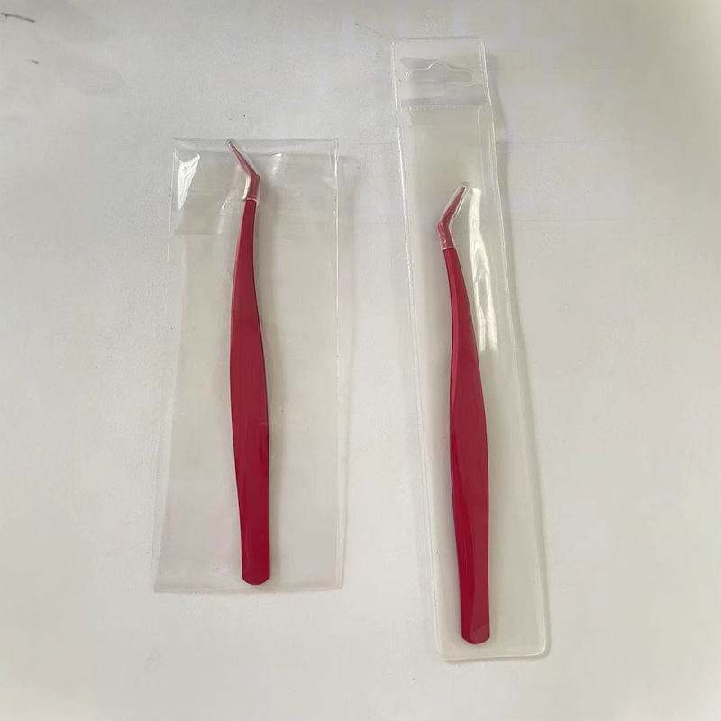 まつげピンセット、まつげエクステ専用高精度ゴールドピンセット、フルセットツール、初心者向け手作りまつげツール|undefined