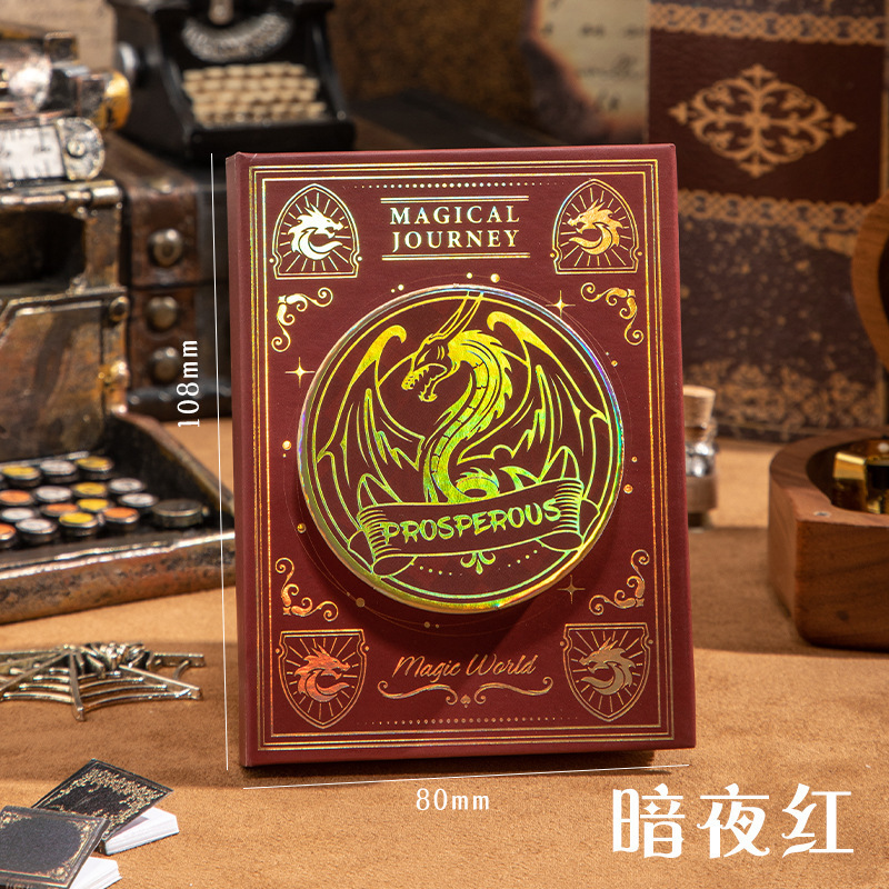 Yujian Eslite Magic Academy シリーズ-A7 小型ブック レトロ マジック ミニ ポータブル ポケットブック 4 スタイル|undefined