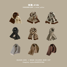 秋南 韩国儿童围巾冬季2025新款ins时尚卡通保暖男童女童宝宝围脖