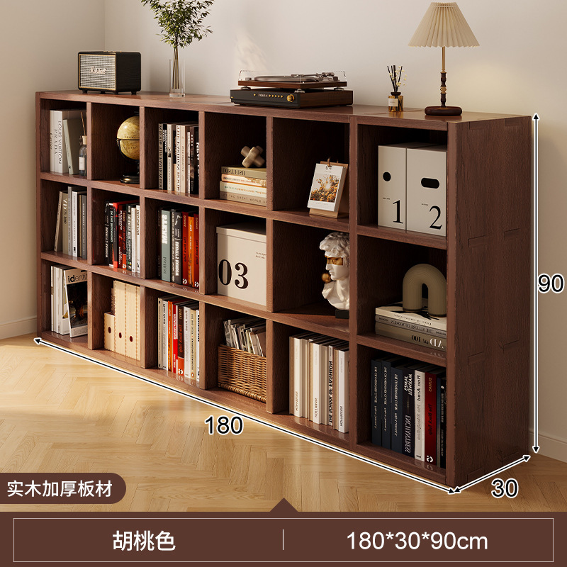 Gabinete de almacenamiento de ventana salediza de madera maciza, gabinete de rejilla, alféizar de la ventana, estantería, pequeño gabinete en el balcón, estantería de almacenamiento, estantería baja