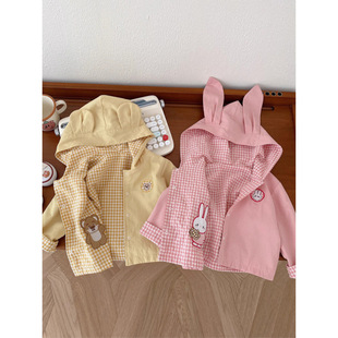Reversible--Girls' Outwears, Spring & Fall New Style Windbreakers, Fashionable Autum Girls' Clothes, Autum Baby Outerwear