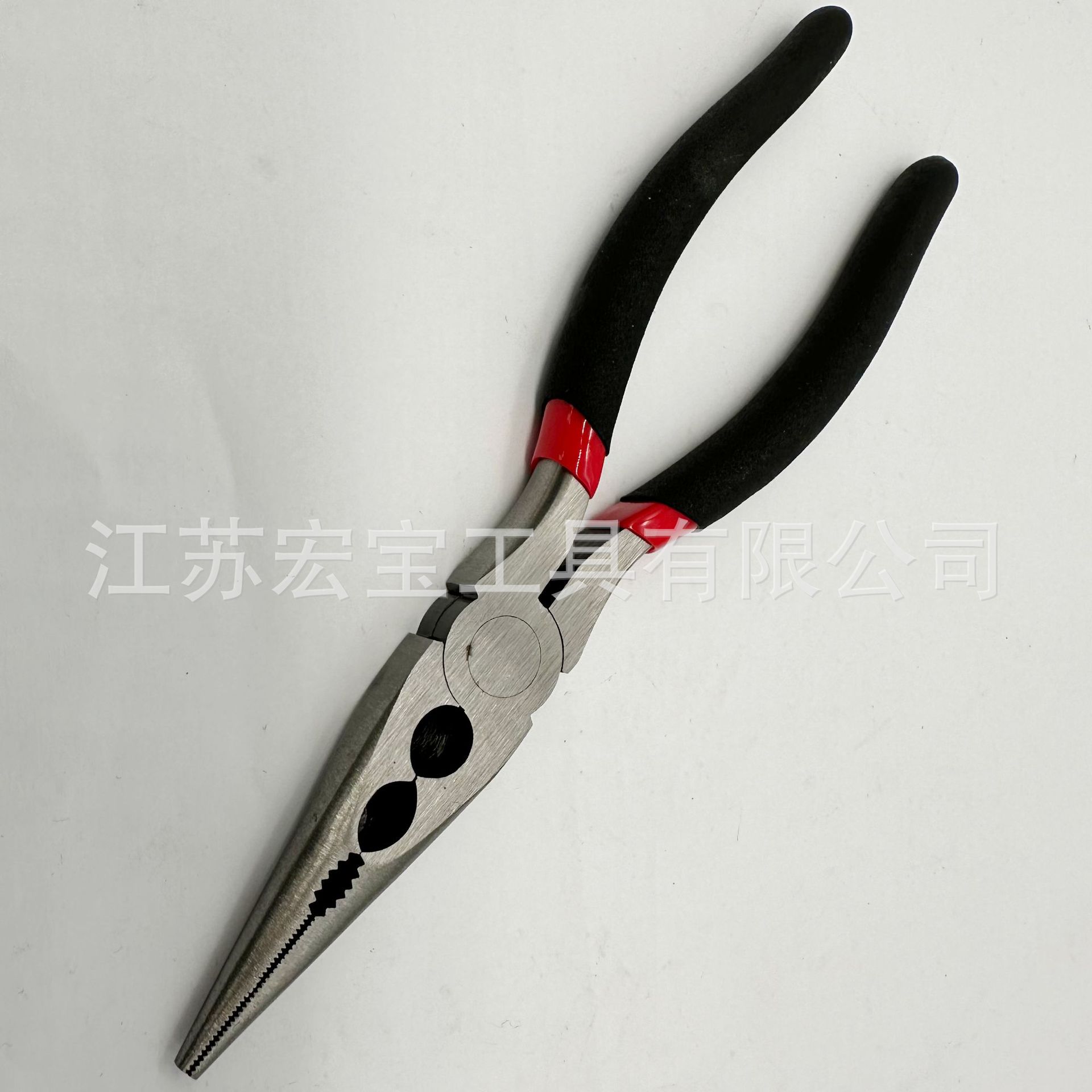 宏宝碳钢8寸多功能尖嘴钳发黑砂抛