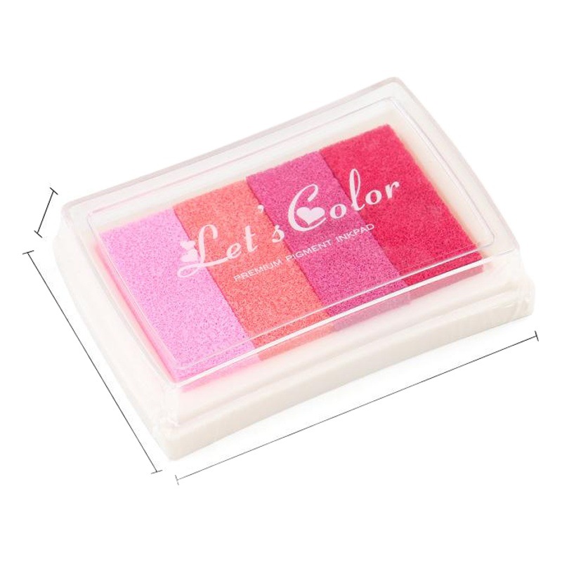 Almohadillas de Tinta con Gradiente Arcoíris de 6 Colores para Sellos y Manualidades DIY image 1